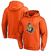 Men's Customized Ottawa Senators Orange All Stitched Pullover Hoodie,baseball caps,new era cap wholesale,wholesale hats